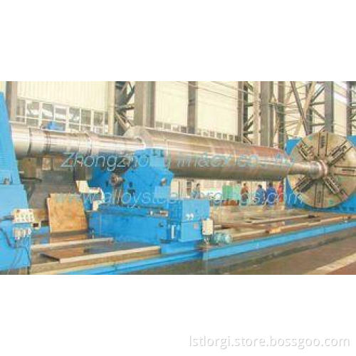 Finishing Machining Heavy Steel Forgings Long Wind Turbine